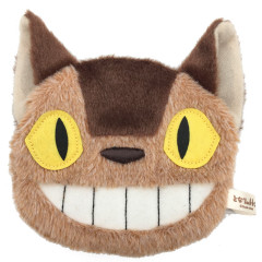 Japan Ghibli Face-shaped Mini Pouch - My Neighbor Totoro : Cat Bus