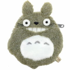 Japan Ghibli Face-shaped Mini Pouch - Totoro : Laughing