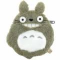 Japan Ghibli Face-shaped Mini Pouch - Totoro : Laughing - 1