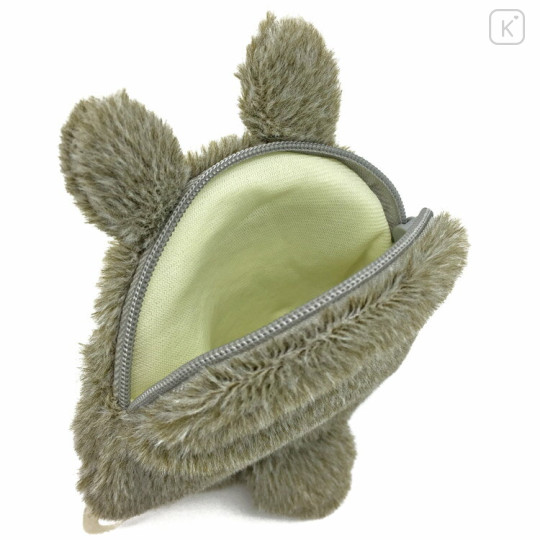 Japan Ghibli Face-shaped Mini Pouch - Totoro : Laughing - 3