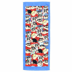 Japan Crayon Shin-chan Face Towel - Shinnosuke Nohara : All Over Pattern