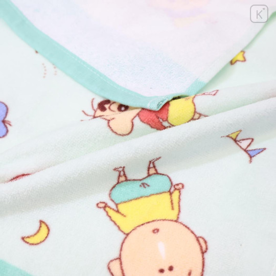 Japan Crayon Shin-chan Face Towel - Shinnosuke Nohara : Classmates Baby Mint - 2