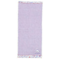 Japan Chiikawa Embroidery Face Towel - Chiikawa & Momonga : Light Purple - 1