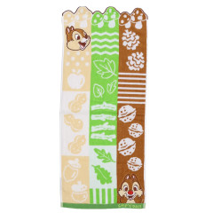 Japan Disney Jacquard Face Towel - Chip & Dale : Friend
