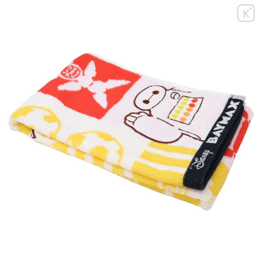 Japan Disney Jacquard Face Towel - Baymax : Friend - 3