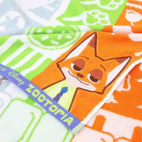 Japan Disney Jacquard Face Towel - Zootopia : Friend - 2