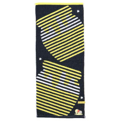 Japan Disney Jacquard Face Towel - Pooh : Honey Be Mine Black