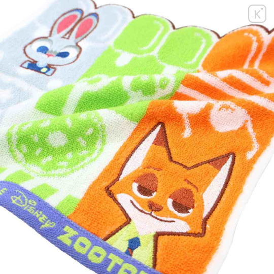Japan Disney Jacquard Towel Handkerchief - Zootopia : Friend - 2