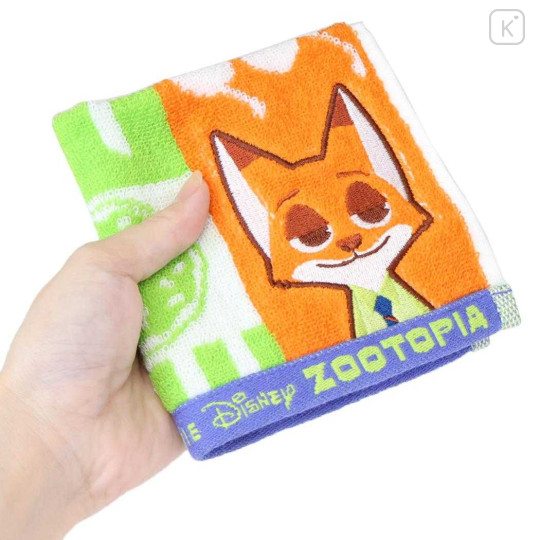 Japan Disney Jacquard Towel Handkerchief - Zootopia : Friend - 3