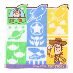 Japan Disney Jacquard Towel Handkerchief - Buzz Lightyear & Woody : Friend