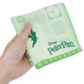 Japan Disney Embroidered Mini Towel Handkerchief - Peter Pan : Silhouette Green - 3