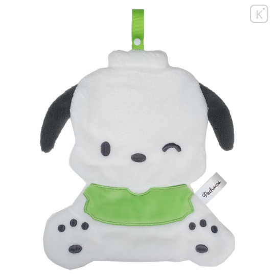 Japan Sanrio Hand Towel with Loop - Pochacco : Wink Sitting - 1