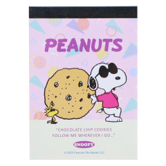 Japan Peanuts Mini Notepad - Snoopy & Woodstock : Petit Collection Joe Cool