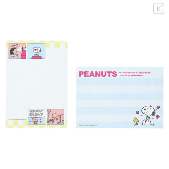 Japan Peanuts Mini Notepad - Snoopy : Petit Collection Comic Yellow - 2