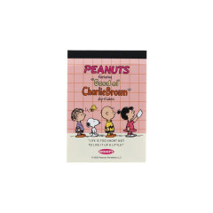 Japan Peanuts Mini Notepad - Snoopy : Petit Collection Pink