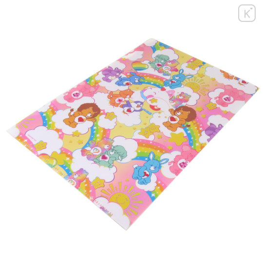 Japan Care Bears 3 Pockets A4 Index File - Rainbow Sky Cousin A - 2