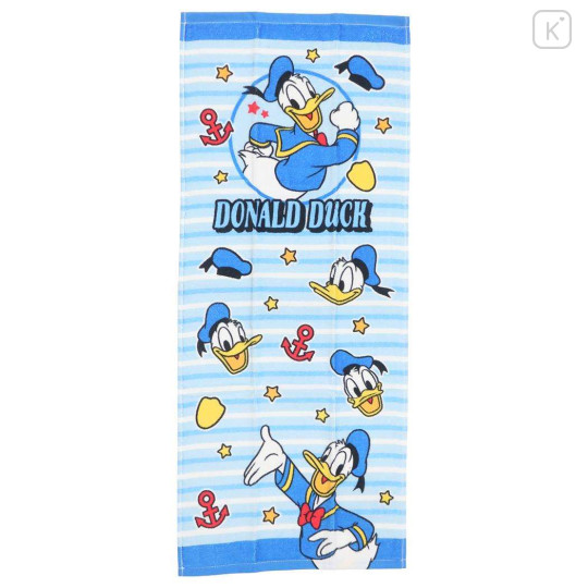 Japan Disney Face Towel - Donald : Blue - 1
