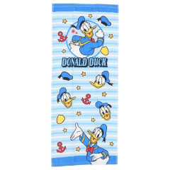 Japan Disney Face Towel - Donald : Blue