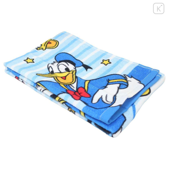 Japan Disney Face Towel - Donald : Blue - 3
