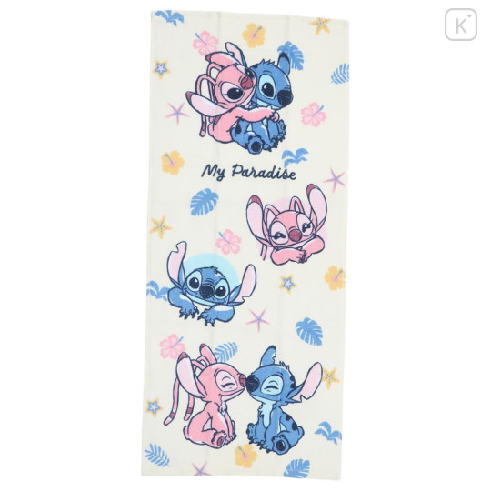 Japan Disney Face Towel - Stitch : Paradise - 1