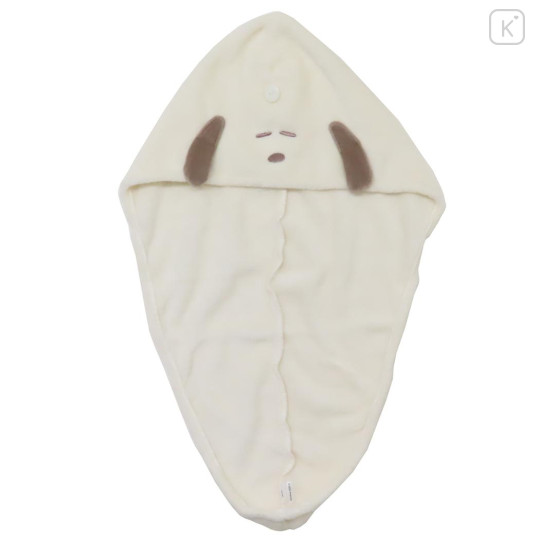 Japan Disney Store Quick Dry Hair Cap Towel - Snoopy : Sleeping Face - 1