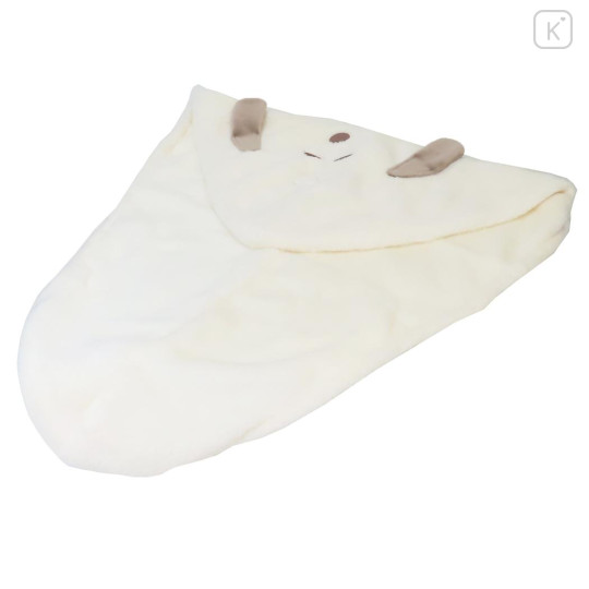 Japan Disney Store Quick Dry Hair Cap Towel - Snoopy : Sleeping Face - 2