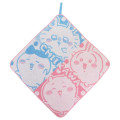 Japan Chiikawa Hand Towel with Loop - Chiikawa : Happy Blue Pink - 1