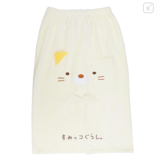 Japan San-X Kids Wrap Towel 80cm - Sumikko Gurashi : Neko Face - 1