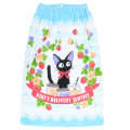 Japan Ghibli Kids Wrap Towel 80cm - Kiki's Delivery Service : Jiji Strawberry Wreath Light Blue - 1