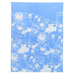 Japan Moomin Towel Blanket - Moomintroll : Silhouette Blue