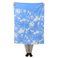 Japan Moomin Towel Blanket - Moomintroll : Silhouette Blue - 4