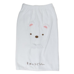 Japan San-X Kids Wrap Towel 80cm - Sumikko Gurashi : Shirokuma Face