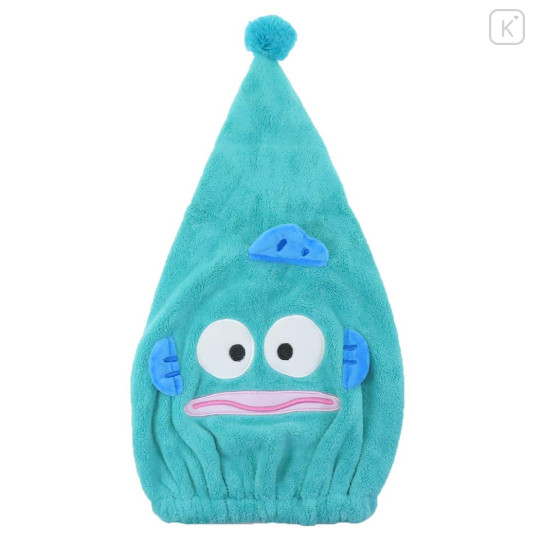 Japan Sanrio Quick Dry Hair Cap Towel - Hangyodon : Face - 1
