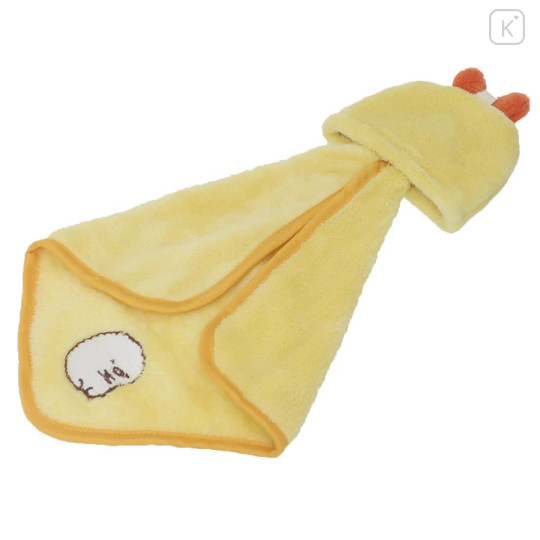 Japan San-X Hand Towel with Loop - Sumikko Gurashi : Ebifurai no Shippo Fried Shrimp Tail - 2