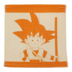 Japan Dragon Ball Mini Towel Handkerchief - Son Goku Orange