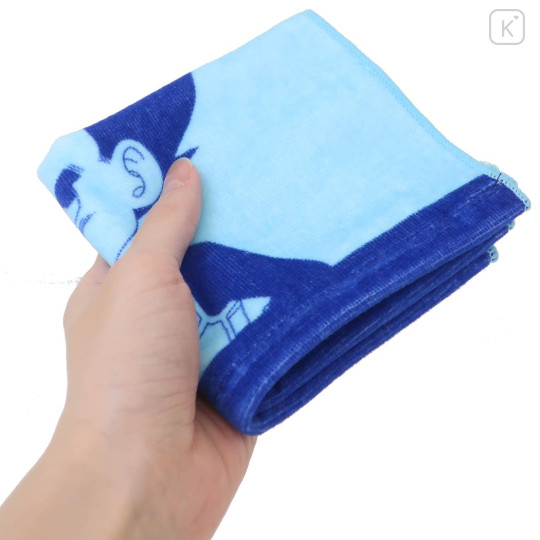 Japan Dragon Ball Mini Towel Handkerchief - Vegeta Smirk Blue - 3