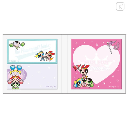 Japan The Powerpuff Girls Flip Memo Sticky Notes - Pom Pom Princess Pink - 2