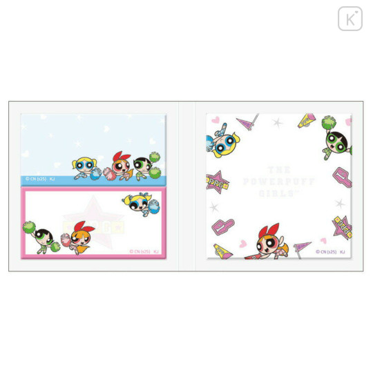 Japan The Powerpuff Girls Flip Memo Sticky Notes - Cheerleader White - 2