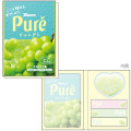 Japan Pure Gummy Flip Memo Sticky Notes - Muscat Grape Flavor - 2