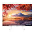 Japan Famous Scenery Petit Paris Clear Jigsaw Puzzle 150pcs with Frame - Mt. Fuji from Lakeside with Autumn Leaves Dawn - 2