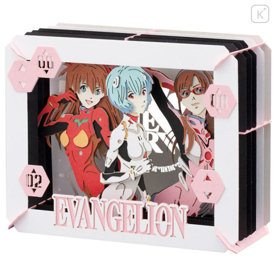 Japan Neon Genesis Evangelion Paper Theater Craft Kit - Rei & Asuka & Mari - 2
