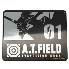 Japan Neon Genesis Evangelion Vinyl Sticker - Unit 01 AT FIELD Silver