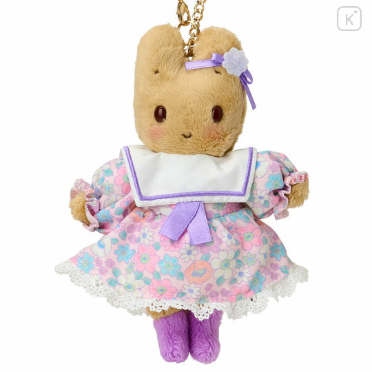 Japan Sanrio Original Mascot Bag Charm - Marron Cream : Fashion Show Purple - 2
