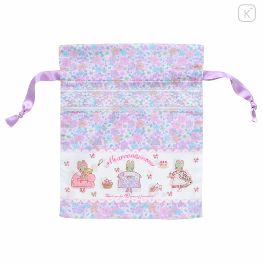 Japan Sanrio Original Drawstring Bag Set - Marron Cream : Fashion Show - 3