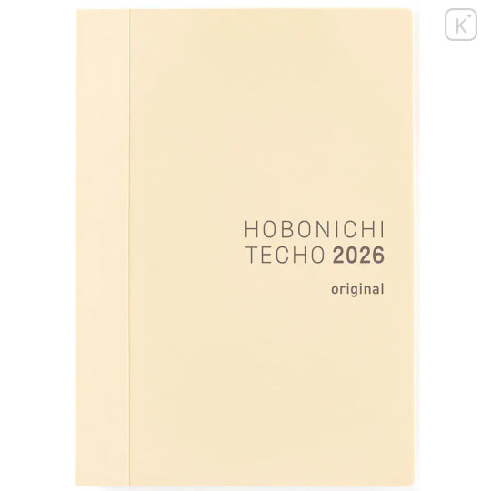 Japan Hobonichi Techo A6 Daily Original Book Japanese - 2026 Jan / Mon Start - 1