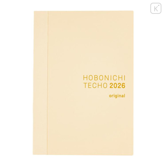 Japan Hobonichi Techo A6 Daily Original Book English - 2026 Jan / Mon Start - 1