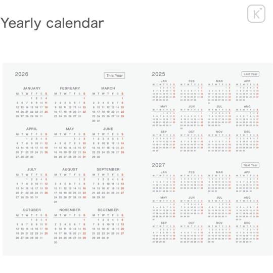 Japan Hobonichi Techo A6 Daily Original Book English - 2026 Jan / Mon Start - 6