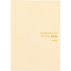 Japan Hobonichi Techo A5 Monthly & Weekly & Daily English Cousin Schedule Book - 2026