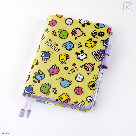 Japan Hobonichi Techo A5 Cousin Protective Cover - Tamagotchi Clear Cover On Cover Colorful - 2