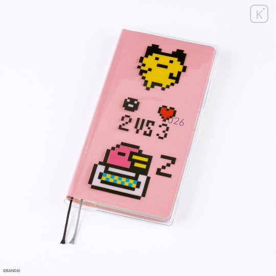 Japan Hobonichi Techo Weeks Protective Cover - Tamagotchi Clear Cover On Cover Free-spirited - 2